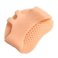 re2chiOngs Forefoot Pad,Silicone Soft High Heels Forefoot Cushion Invisible Anti-Slip Shoe Pad Foot Care - Skin Color