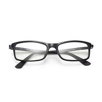 LianSan Mens Readers Comfortable Acetate Frame Reading Glasses with Spring Hinge for Men Black 2.00