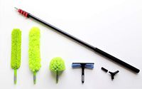 HI-TECH 24FT Window Cleaning Pole, Feather Duster Pole, Telescopic Extended Extension EXTENDABLE Cleaner Pole