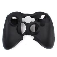 EKIND Silicone Cover Case rubber anti-slip Compatible for Xbox360 Gamepad Controller (Black)