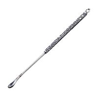 Chinese Style Ear Pick Ear Wax Remover Cleaner Tool Silver Earpick, 1 Piece