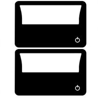 Noblik Credit Card Size Lighted 3X Magnifier Bundle Includes 2 Magnifiers, Each Magnifier for Reading Has 3X Lens, Use As 3X Magnifying Glass with Light or As Reading Magnifier for Menus