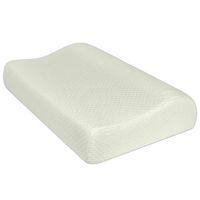 UFEELGOOD Orthopedic Contoured Memory Foam Pillow for Sleeping - Cervical Pillow for Neck Pain - Great for Back, Side and Stomach Sleeper (18 x 12 x 4/3)