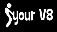 F Your V8 JDM Decal Vinyl Sticker|Cars Trucks Vans Walls Laptop| White |5.5 x 3 in|LLI330