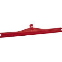 Vikan 71604 Rubber Polypropylene Frame Single Blade Squeegee, 24", Red