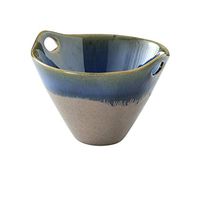 Bowl Bowl tableware Japanese ceramic bowl, binaural chopsticks bowl glazed ceramic noodle salad home large noodle soup noodle bowl kitchen restaurant gift Hotel tableware home noodles boiled fish soup