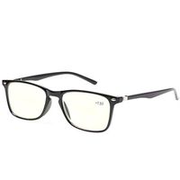 Computer Reading Glasses Anti Blue Light Blocking readers Men Women Eye Strain Glasses of Reading (1 Black, 1.75)
