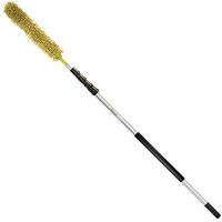 DocaPole 6-24 Foot Extension Pole + Microfiber Ceiling Fan Duster // High Ceiling Dusting Kit // Telescopic Pole for Dusting High Ceiling Fans // Removable Chenille Dusting Cloth for Washing