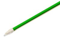 Carlisle 4022709 Sparta Spectrum Solid Foam Filled Fiberglass Threaded Handle with Self Locking Flex Tip, 1" Dia. x 60" L, Green (Case of 12)