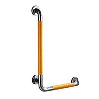 Elderly supplies Shower handrail, Stainless Steel l-Shaped Non-Slip Bathroom handrail, Wall-Mounted Right Angle Towel Rail, Auxiliary Safety Support handrail for Bathtub and Toilet