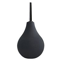 Anal Douche and Enema System by Healthy Vibes - Deluxe Home Enema for Anal or Vaginal Douching Aids in Hygiene - Simple to Use, Safe and Easy to Clean - Made of Silicone and ABS Plastic (L, Black)