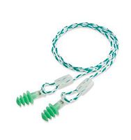 Howard Leight Small Multiple Use Clarity 4-Flange Green Woven (1 pair)
