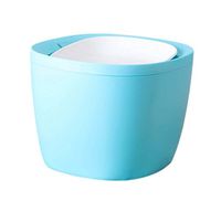 Creative Fashionable Mini Desktop Trash/Wastebasket, Blue