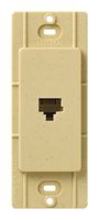Lutron SC-PJ-GS Satin Colors Phone Jack, Goldstone