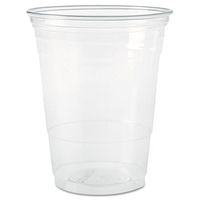 SOLO Cup Company TP10D Plastic Cold Cups, 10 Ounces, Clear, 1000 Per Carton, 10 Oz