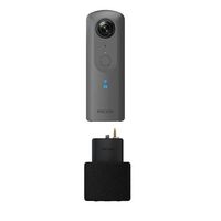 Ricoh Theta V 360 Degree Spherical Panorama Camera, Black TA-1 3D Microphone