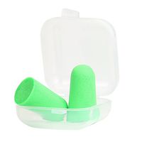 ANDLUV Earplugs, Ultra Soft Foam Earplugs with Box,Portable Ear Plugs for Sleep,Work,Travel, Hearing Protetcion (Green)