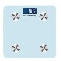 D-YYBB Body Fat Bluetooth Scale Scientific Smart Electronic LED Digital Body Weight Scales,for Fat Bone Mass BMI (Color : Blue)