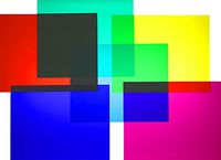 Rainbow Symphony Color Filters - Color Filter Set Consists of six 8" X 10" Sheets - Includes Bonus Sheet of 13,500 Line/Inch Diffraction Grating