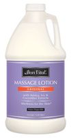 Bon Vital' Original Massage Lotion for a Versatile Massage Foundation to Relax Sore Muscles & Repair Dry Skin, Lightweight, Non-Greasy Formula to Moisturize and Repair Dry Skin, 1/2 Gallon Bottle