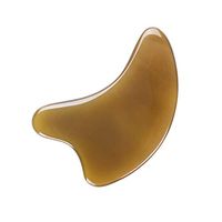 sofulaile Scraping Board, Jade Gua Sha Scraping Massage Tool, Hand Made Guasha Board, 9.5×6×0.6cm, Natural Material, Smooth and Safe, Massage Use