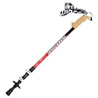 Crutches Trekking Pole Outer Lock Carbon Ultra Light Telescopic Cane Folding Walking Stick Outdoor Walking Stick Travel Climbing Equipment Gift (Color : Red, Size : 62cm)