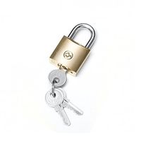 25mm Brass Padlock Keyed Alike