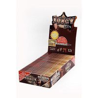 1 Box Juicy Jay's 1 1/4 Rolling Papers - Milk Chocolate - 24 Packs / 1 Full Box