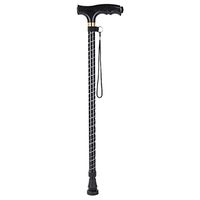 Walking Stick/Crutches, Aluminum Alloy Walking Canes with LED Light Ergonomic Handle 10 Adjustable Height Levels for Elderly Men Women Disabled Cane,Gold