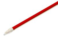 Carlisle 4022705 Sparta Spectrum Solid Foam Filled Fiberglass Threaded Handle with Self Locking Flex Tip, 1" Dia. x 60" L, Red (Case of 12)