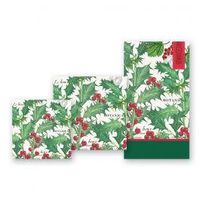 Michel Design Works Holly Beverage Cocktail Napkins, 20