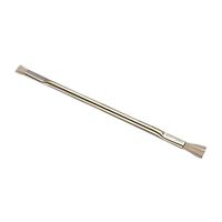 ESD-Safe Double Ended Brush with 1/4 & 1/2" Hog Hair Bristles and a Stainless Steel Handle, 4-1/2" Long