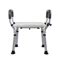 Bath Stool Elderly Bath Chair Shower Chair Bathroom Stool Slip Elderly Disabled Bath Chair Pregnant Women Bath Stool (Color : White, Size : 42cm33cm)