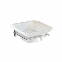 LAONA Modern minimalist chrome bathroom accessories set toilet brush / hook hook,Soap dish