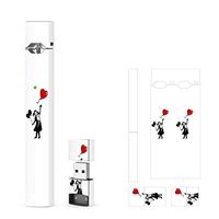 JUUL Skin Wrap - JUUL Compatible Skin Wrap Sticker - Device Not Included - 360° Protection - Easy Installation (Girl with Baloon)