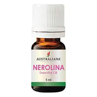 NEROLINA Essential Oil 100% Natural & Therapeutic Grade, Relaxation, help with insomnia, aromatherapy, stress & anxiety relief, relieving cold and flu symptoms. 5ml by Australiana Botanicals