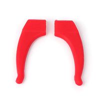 jackyee Silicone Non-Slip Glasses Ear Holder - Red Glasses Ear Holder Anti Slip Kids Fix Tip Silicone Grips Eyeglasses Hooks Temple