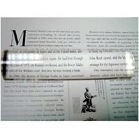 1 1/2 in. x 9 in., 2 X Power Bar Magnifier (Clear)