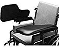 Wheelchair Padded Flip-Up Half Lap Tray (Left)