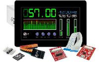 4D SYSTEMS - Starter Kit gen4-uLCD-70DCT-CLB, gen4-IB, gen4-PA, 150 mm FFC Cable, 4GB microSD Card, 5-way female-to-female ribbon cable with male-to-male adaptor.