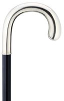 Men Bulb Nose Cane Black Maple Alpacca Handle  -Affordable Gift! Item #DHAR-9012400