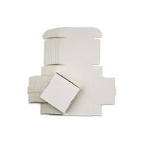50Pcs DIY Kraft Paper Gift Box Birthday Party Candy Cookies Jewelry Box Christmas Party Ideas Soap Boxes,White,8X6X2.2Cm