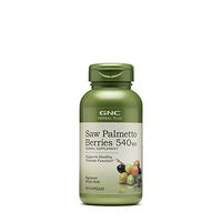 GNC Herbal Plus Saw Palmetto Berries 540mg, 100 Capsules, Supports Healthy Prostate Health