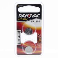 RAYOVAC - (2 Pack) CR1220 3V Coin Cell Battery