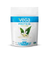Vega Protein Smoothie, Vanilla, 12 Servings, 9.3 oz Pouch, Plant Based Vegan Protein Powder, Keto-Friendly, Gluten Free, Non Dairy, Vegan, Non Soy, Stevia Free, Non GMO (Packaging May Vary)