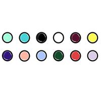 GoodLock (TM) Women's Nail Art 12 BottlesHot!! Ladies Girls DIY Nail Gel Art Tip Nail Polish Manicure Soak Off Glitter Nail Polish Fingernails Top Coat Toenails Fingers Diamond Decals 5ml (B)