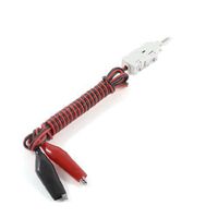 Water & Wood Red Black Alligator Clip RJ11 Lineman Telephone Testing Test Cable 1.5M
