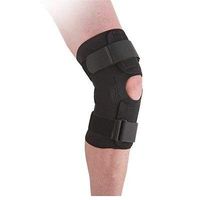 Comfort Care Knee Stabilizer Wrap Around Hinged Knee Brace Open Patella : One Size (Medium to XXLarge)