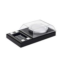 Digital Bathroom Scales High Precision Electronic Scale 0.001g Jewelry Balance Scale Mg Mini Lipstick Scales Digital Pocket Scale, Black Body Composition Monitors (Color : Black, Size : 20g)