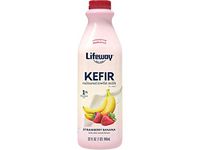 Lifeway, Kefir Stawberry Banana Lowfat, 32 Fluid